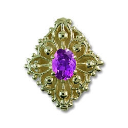 ra6893 Amethyst Bracelet Slide 
